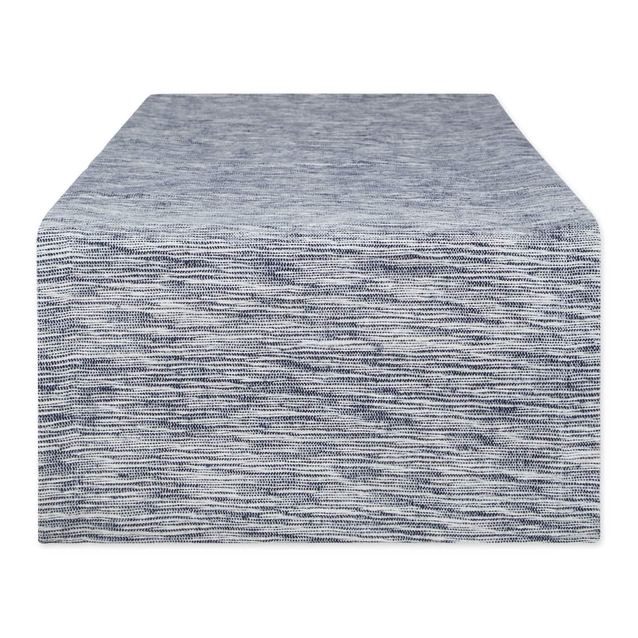 DII® 108" Tonal Recycled Cotton Slubby Rib Table Runner